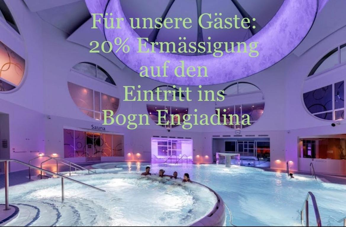 Curuna Hotel-Garni B&B Скуоль Экстерьер фото